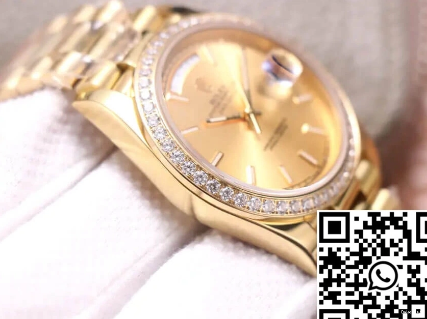 Champagne Rolex EW Dial Factory M228348RBR-0008 Day-Date 0315